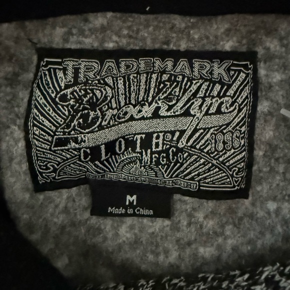 Men's Gray and Black Hoodie - Picture 3 of 6